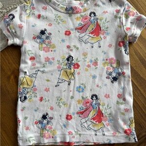GAP Snow White Floral Toddler Tee, 18-24 months
